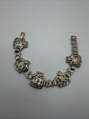 Sterling Silver 925 Shube‘s Southwestern signed Storyteller bracelet